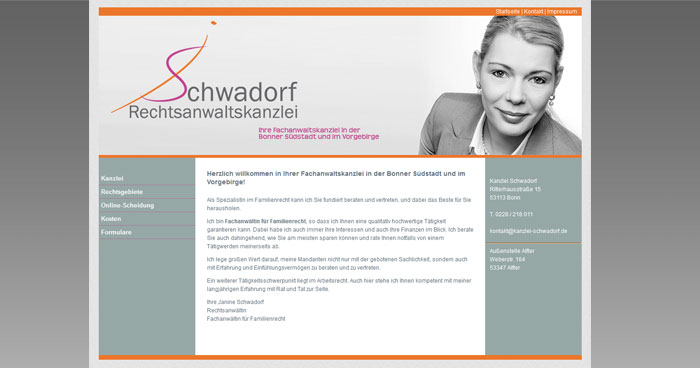 Bild der Internetseite www.kanzlei-schwadorf.de
